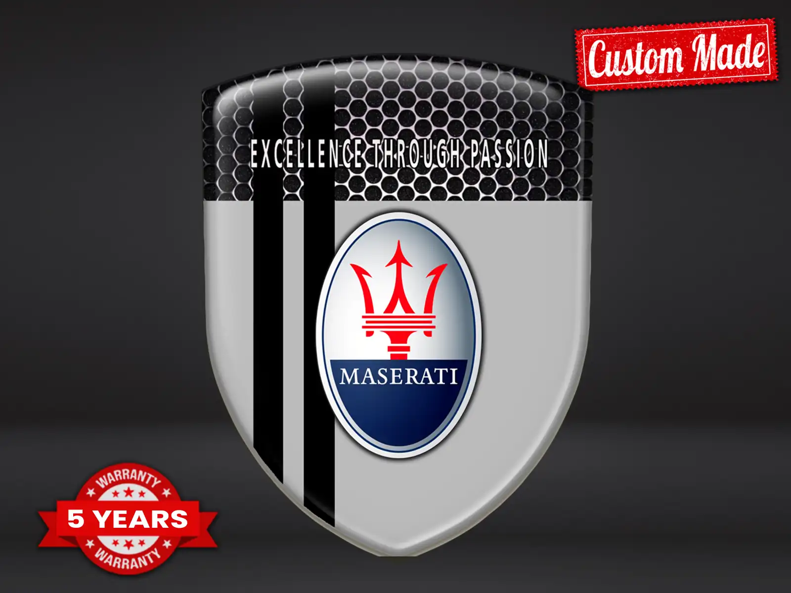 Maserati Adesivi Vetri Auto su Misura Forti Limitati Globali